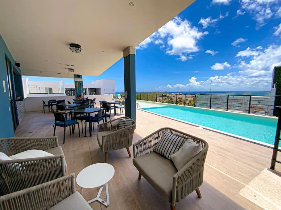 Beautiful + Luxury + Ocean View + Pool Leilighet Playa del Carmen Eksteriør bilde