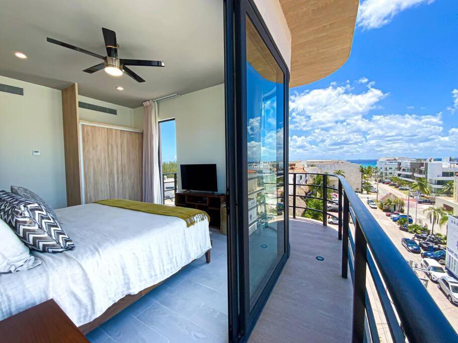 Beautiful + Luxury + Ocean View + Pool Leilighet Playa del Carmen Eksteriør bilde